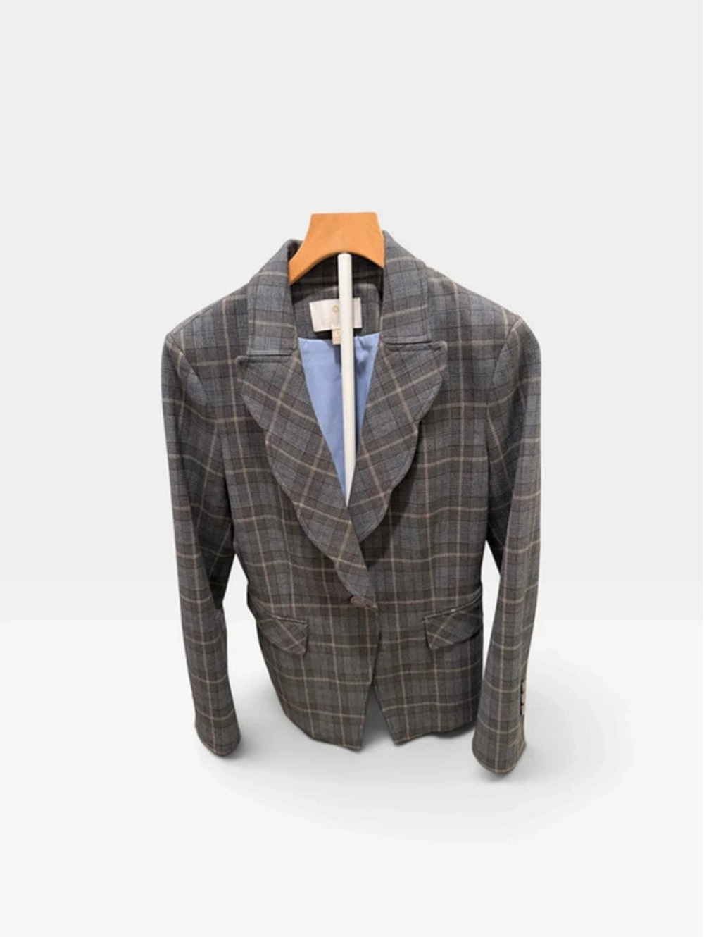 Etcetera Plaid Blazer